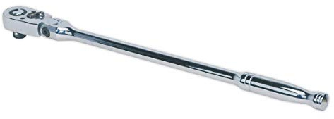 Sealey Ak662F Ratchet Wrench Flexi-Head 445Mm 1/2Sq Drive Pear-Head Flip Reverse