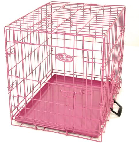 Easipet Dog Cage, 30-inch, Pink