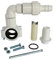 SOMATHERM FOR YOU - Winkel Drain Flansch Selbst Piercing. Schnelle Bewegung der Abgabeleitung einer Waschmaschine an einem PVC-Rohrdurchmesser 32 mm oder 40 zu verbinden,