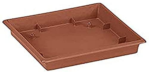 Emsa Untersetzer für Terra Grande Blumenkübel, 25 x 25 cm, Kunststoff, Terrakotta, Terra Grande, 516968