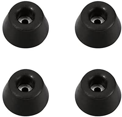 Adam Hall Hardware 4901 - 100er Set Gummifuß 30 x 15 mm schwarz im Beutel