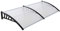 Front Door Canopy Porch rain Protector Awning Lean to roof shelter Shade Cover[90 x 300cm]