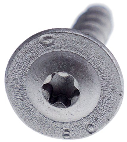 Eurotec 100 Stück 8 x 50 mm Pfostenverbinderschrauben gehärtet