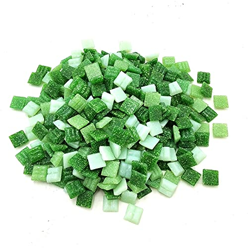 Armena Pietra per Mosaico Verde, 2 x 2 cm, Una Bottiglia da 250 g (Circa 87 Pezzi), 2102042501003