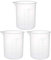 3 misurini Labs PP bechers graduati 150 ml