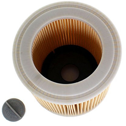 Aisen Filtre à cartouches Pour Kärcher Aspirateur Multifonctions + Aspirateur sec/humide WD2.200 / WD3.200 / WD3.300 M / WD3.500 P/SE 4001 / SE 4002 filtre à lamelles