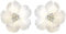 Kirschblüten Ohrstecker für Damen Mädchen Sterling Silber 925 Zirkonia Ohrringe Florale Ohrringe Hypoallergen Schmuck