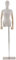 Schneiderpuppen Schneiderbüste Weiblicher Schaufensterpuppe Poratble Für Home/Online-Shop/Show, Mode Kleid Form Kleidungsanzeige Mit Metallstand (Color : With Head)