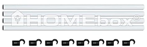 Weedness Homebox Spare Parts Stangen Set 80 - Zuchtzelt Growschrank Growzelt Zuchtbox Gewächszelt Homebox Zubehör
