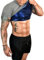 FUXERT Sauna-Shirt für Herren, Heißschweiß-Kompressions-T-Shirt, Gewichtsverlust, Workout-Shirts für Fitnessstudio, Workout, Sport, Light Gery, XX-Large
