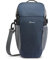 S-ZONE Custodia per fotocamera DSLR/SLR, impermeabile, per fotografi, compatibile con Nikon, Canon, Sony, Blu scuro, Zaino casual