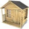 Rebo® 5FT x 5FT Childrens Wooden Garden Playhouse - Raven | OutdoorToys | Strong and Sturdy Kids' Wendy House, Pressure Treated Timber, Inspires Imaginative Play