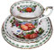 : Royal Albert/Tazza da collezione, Fruit Series/Apricots/Bone China / 1 tazza - 1 piattino - 1 piatto da torta/piccolo