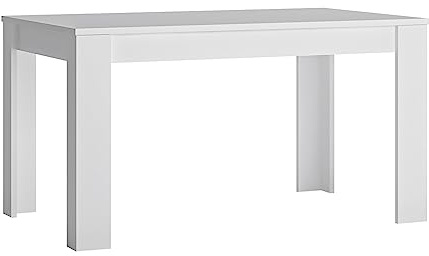Lomadox Esstisch Auszugstisch 140 cm, ausziehbar auf 180cm, in weiß, B/H/T ca. 140-180/77/85 cm