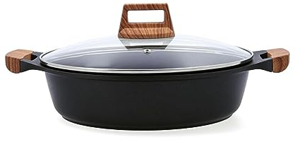 Quid Karbon Tartera Aluminio Fundido 28cm Negro