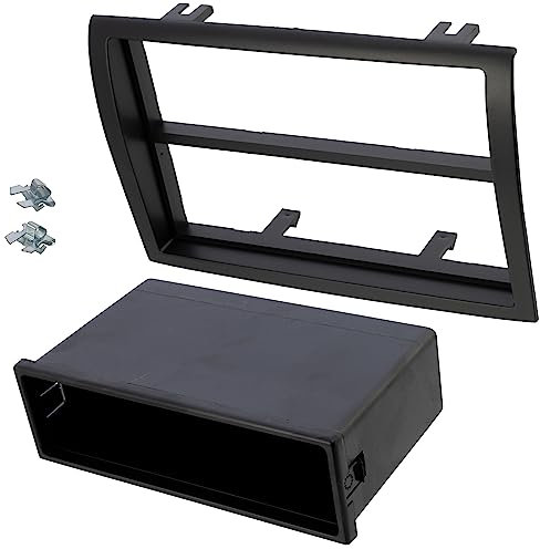 AERZETIX - C40988 - Rahmen/Front/Adapter 2 ISO für Autoradio - kompatibel mit Citroën Jumper 2006+, FIAT Ducato 2006+, Peugeot Boxer 2006+