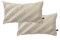 HAMUR HOME 2er Set Kissenbezüge 30x50 cm Boho Dekokissen Kissenbezug Sofakissen Dekorativ Couchkissen Kissenhülle Zierkissenbezug Set Kissen für Wohnzimmer Schlafzimmer (Zigzag, Ecru)