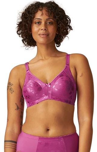 Naturana Damen 5363 Minimizer Soft Full Cup Everyday BH, Lila Orchidee, 100D