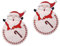 Cabilock 2St weihnachtsmann hängen Zeichen Weihnachts-Countdown-Zeichen weihnachtsdekoration drinnen Countdown Uhr Weihnachts Party Christbaumschmuck Heimdekoration Weihnachtsrequisite