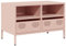 vidaXL Mobile TV Rosa 68x39x43,5cm in Acciaio Laminato a Freddo
