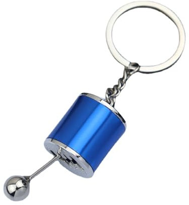 Fidget Gear Shift-Schlüsselanhänger mit Sound – Gear Shift-Schlüsselanhänger, Anti-Stress-Fidget-Spielzeug mit Schaltgetriebe, 6-Gang-Turbo-Schlüsselanhänger mit Sound, Metal Gear Shift-Schlüsselanhän