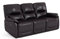 Bostonsofa Florida Sofa 3-Sitzer mit Relax-Funktion - Elegantes - Komfortables und platzsparendes Ledersofa - für kleine Wohnzimmer - hochwertige Materialien - Zero-Wall System - Dunkelbraun