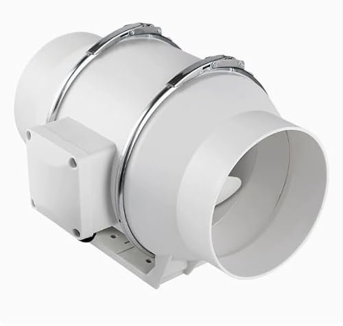 MissHoney inline duct fan 4 inch, inline exhaust fan (6 in)
