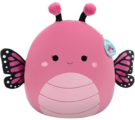 Squishmallows SQCR08610 - Marcelina der Monarchfalter 40 cm, offizielles Jazwares Plüsch, superweiches Kuscheltier