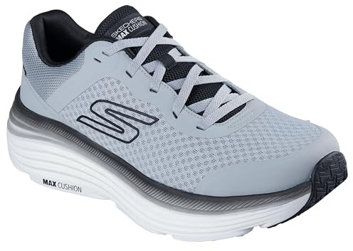 Skechers Mens Men's Max Cushioning Endeavour Sneaker, Light Gray/Blk, 10 UK