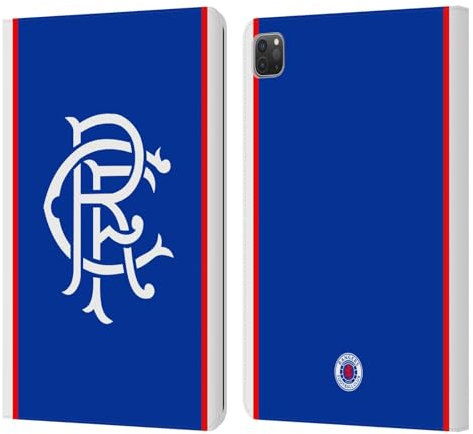 Head Case Designs Licenza Ufficiale Rangers FC Home Kit 2025/26 Custodia Portafoglio in Pelle Compatibile con Apple iPad PRO 11 2020/2021 / 2022