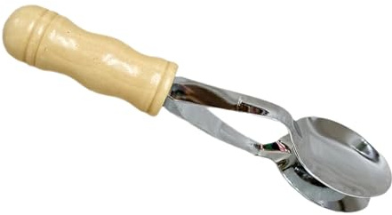 Metallmusik-Löffel, 20 x 4 x 2,5 cm, Schlaginstrument mit Griff | aus Edelstahl, Musikinstrument für Bühnenperformance und Musikausbildung