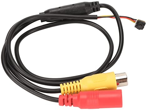 Plyisty NTSC CVBS 6x6 Kleine CCTV-Überwachungskamera, 800TVL CMOS AV-Ausgang, Kleine CCTV-Kamera für den Innenbereich, 3,6-mm-Objektiv, Automatische Gegenlichtkompensation für