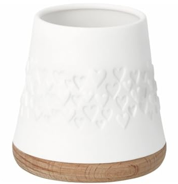 Räder Poesie Windlicht Herzen – Teelicht-Windlicht mit Herz-Relief – Edle Tischdeko & Geschenkidee