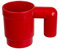 LEGO Taza, color rojo