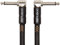 Roland Black Series Patch/Pedal Cable - Patch/Pedal Cable—Right-Angle 1/4-Inch Connectors, 6-Inch/15 Cm - Ric-Bpc