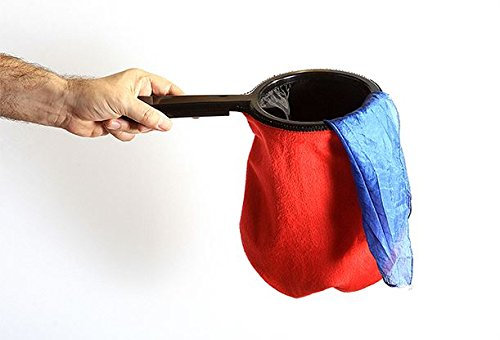 Murphy's Magic Supplies, Inc. Bazar de Magia Wickeltasche, Samt, mit Reißverschluss, Rot