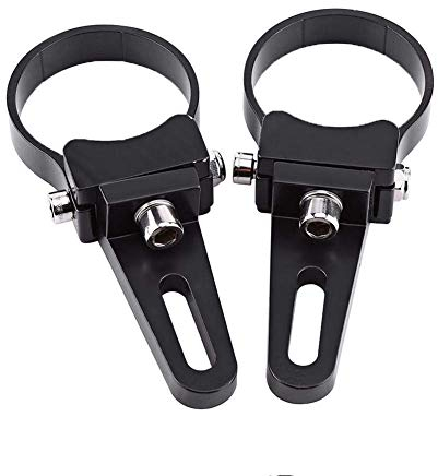 Support de de Lumière, Keenso Colliers de serrage Supports de Fixation pour Lampes de Travail Tube Pince Barre de Support de Cage 1 -3 Pinces (1.5Inch)