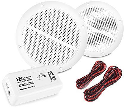 Vonyx MSV50 Bluetooth Bathroom Ceiling Speaker System - Wireless Ceiling Speaker Kit with Easy Installation for Streaming Audio in Home & Office, Wireless Bluetooth Ceiling Speakers