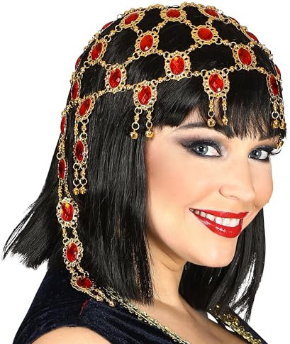 W WIDMANN MILANO Party Fashion 01209 - Edelstein Kopfbedeckung, Kopfschmuck, Haremsdame, Odalisken, Karneval, Mottoparty