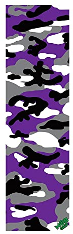 MOB GRIP Tape Grip für Skateboards, hohe Qualität, Maße: Breite 9 Zoll x Länge 32 Zoll (Camo Purple)