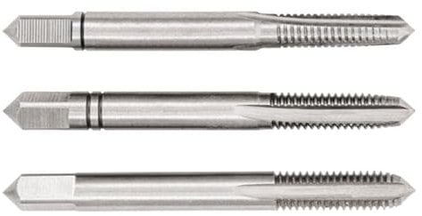 TARAUDS HSS 3 PASSES - JEU DE 3 TARAUDS de 6 X 100