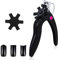 Coupe-Ongles en Acrylique, professionnel réglable en acier inoxydable Coupe-Ongles Kit, Coupe Faux Ongle Capsule pour Faux Ongles, les Ongles Acryliques, Noir