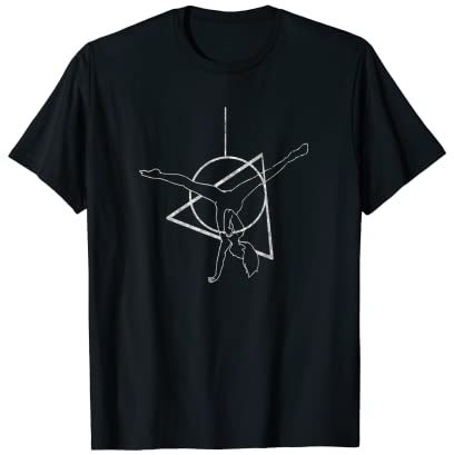Aerial Yoga Outfit, Aerial Hoop Workout Kleidung T-Shirt