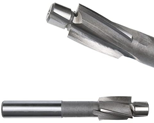 AM-Zerspanungstechnik HSS Flachsenker DIN 373 Kernloch M6 | Metall Zapfensenker PROFESSIONELL | Senker für Holz, Metall, Edestahl, Kunststoff | Senkbohrer Holz | Flachsenker - M6, Kernloch