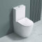Durovin Bathrooms Comfort Height Close Coupled Toilet with Soft Close Seat and Cistern Eldery Disabled WC Raised Height Pan