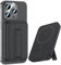BENKS Magsafe Powerbank 6000mAh, Magnetische Kabellose Powerbank mit Faltbarem Ständer, Mini Power Bank Akku mit USB C Kabel, Externe MagSafe Batterie für iPhone 15/14/13/12 Serie, Schwarz