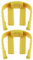 ECSiNG 2pcs Nettoyeur Haute Pression Connexion Rapide Anneau Élastique 50373330 Compatible avec Karcher K2 K3 K4 K5 K6 K7 Remplacement C Clips, Jaune