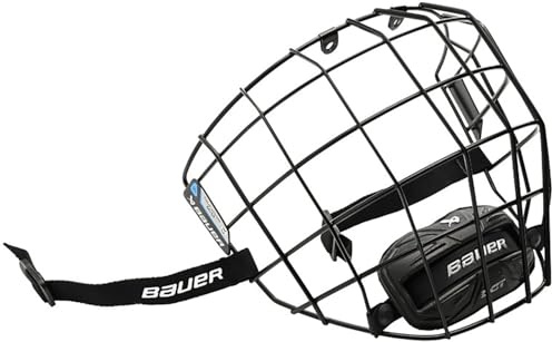 Bauer Facemask Profile II Gitter 2023, Größe:L, Farbe:schwarz