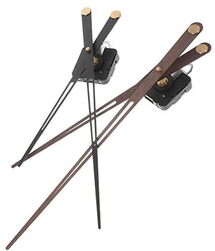 2 Sets Uhrwerk-Set Box-Sets DIY Große Uhrzeiger Hohes Drehmoment Große Uhrzeiger Große -Uhrzeiger Holz Kunststoff Aluminium Ersatz-Set Für Uhrwerke Uhr