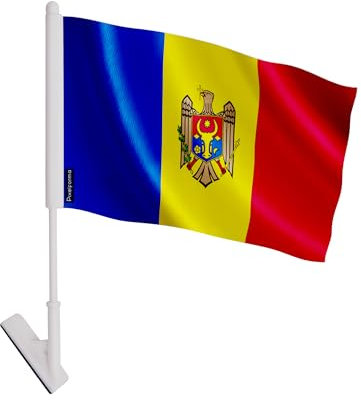 Pixelforma Bandiera adesiva della Moldova 1 pezzo